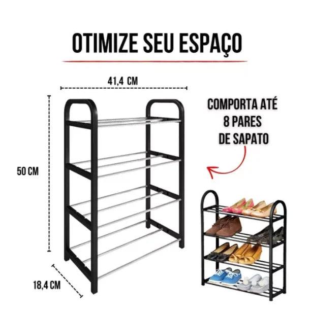 Sapateira Modular para 8 Pares - ShoeSaver 8