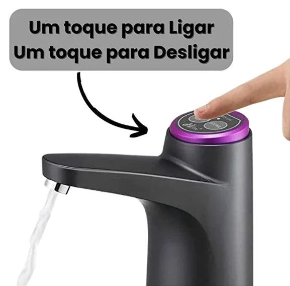 Dispenser de Água Elétrico Recarregável USB - HydraFlow Pro