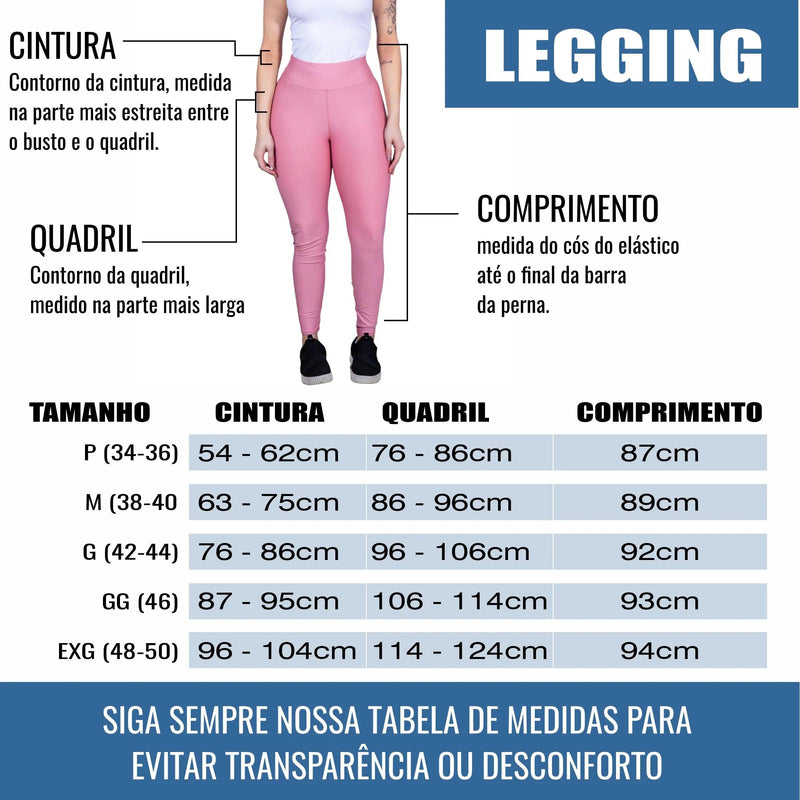 Calça Legging Feminina - Suplex LLevo