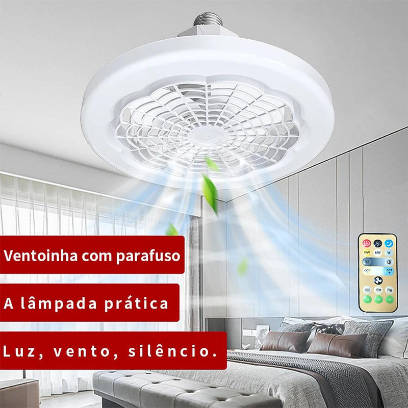 Ventilador de Teto com Lâmpada LED e Controle Remoto - AirLight