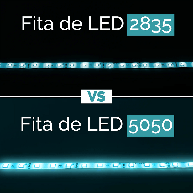 Fita LED 5 Metros com Silicone - LuminaPro 6000K