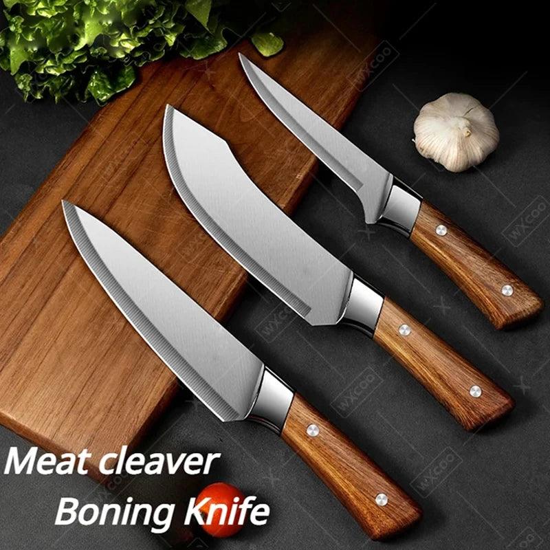 Conjunto de Facas Japonesas para Cortes de Carne - Samurai Butcher